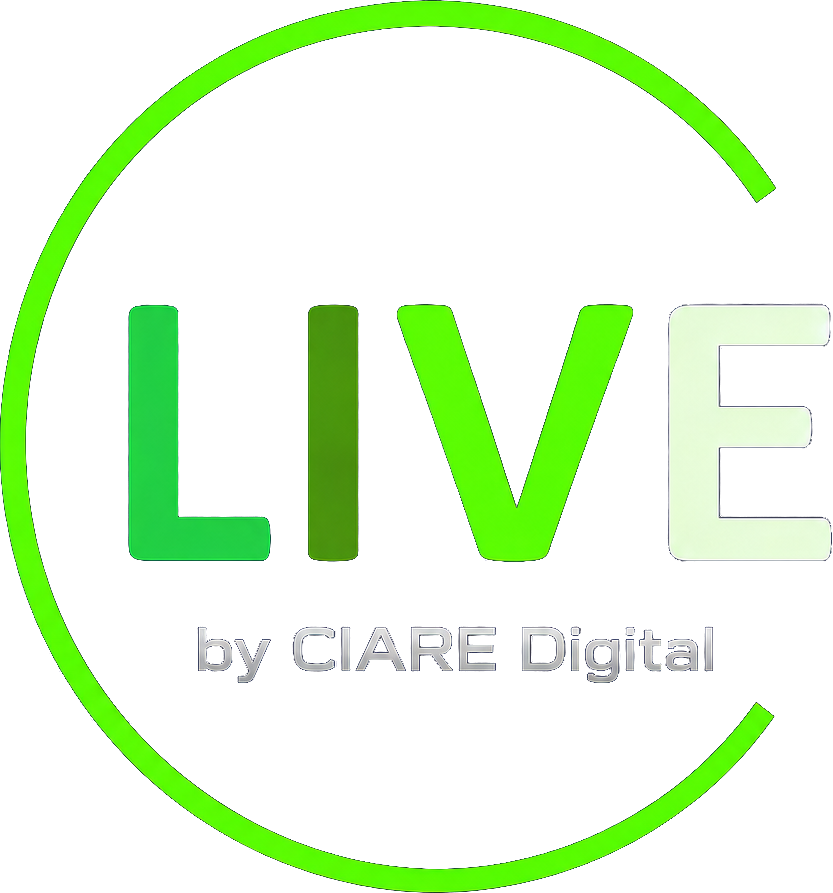 Logotipo de LIVE by CIARE Digital